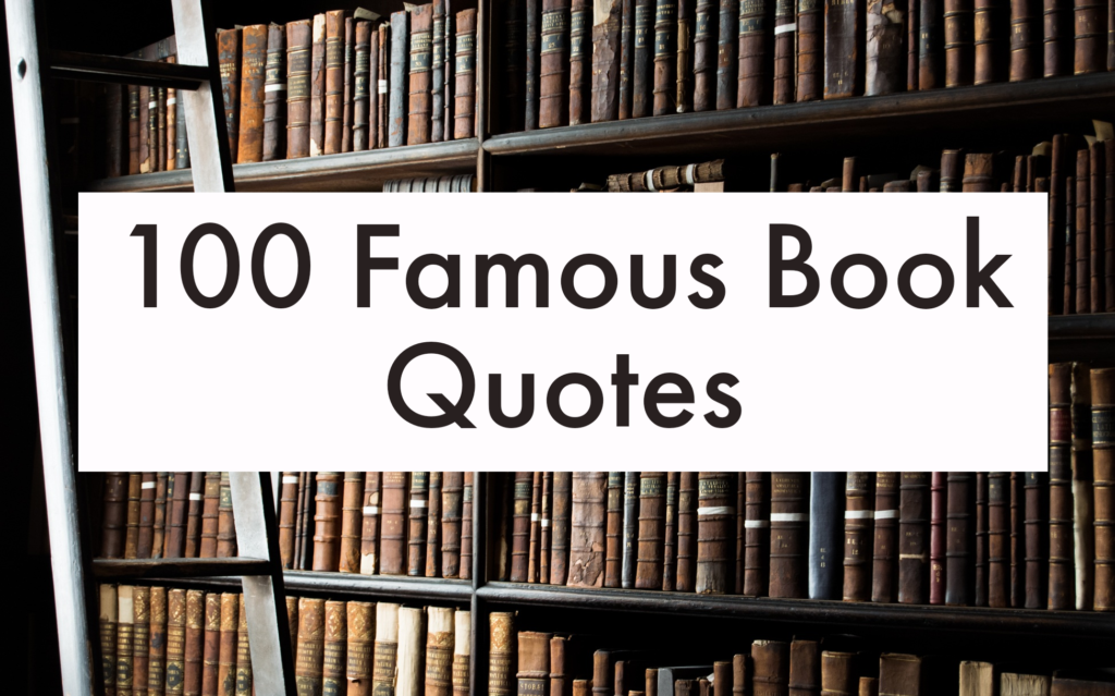 100 famous book quotes