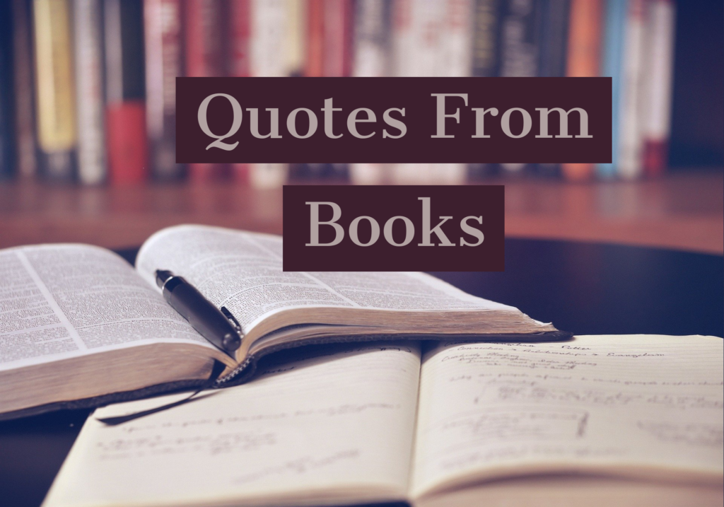 Quotes from books