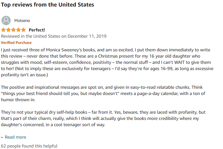 reviews for find your fucking happy by monica sweeney