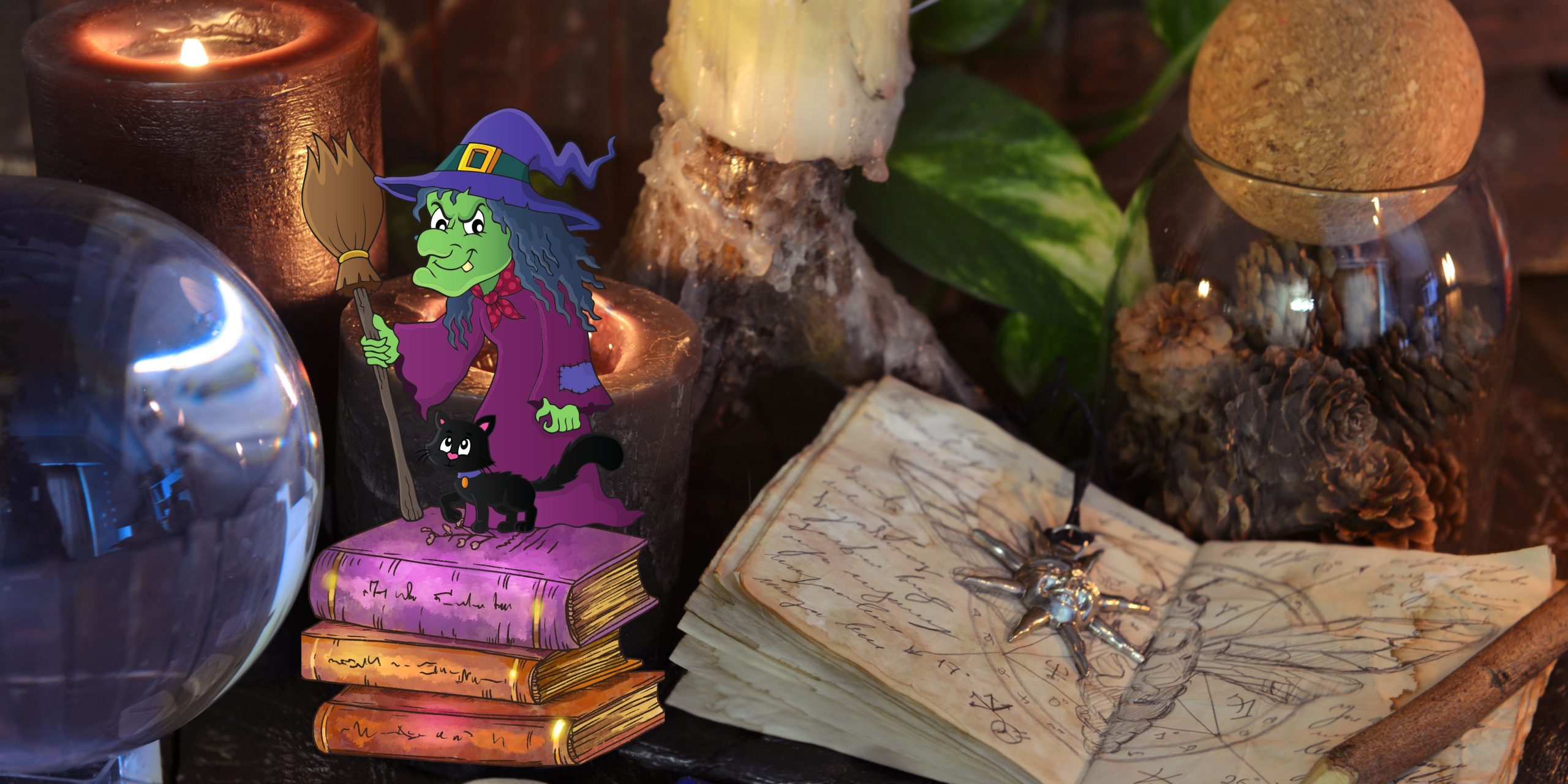 Witch books for Halloween