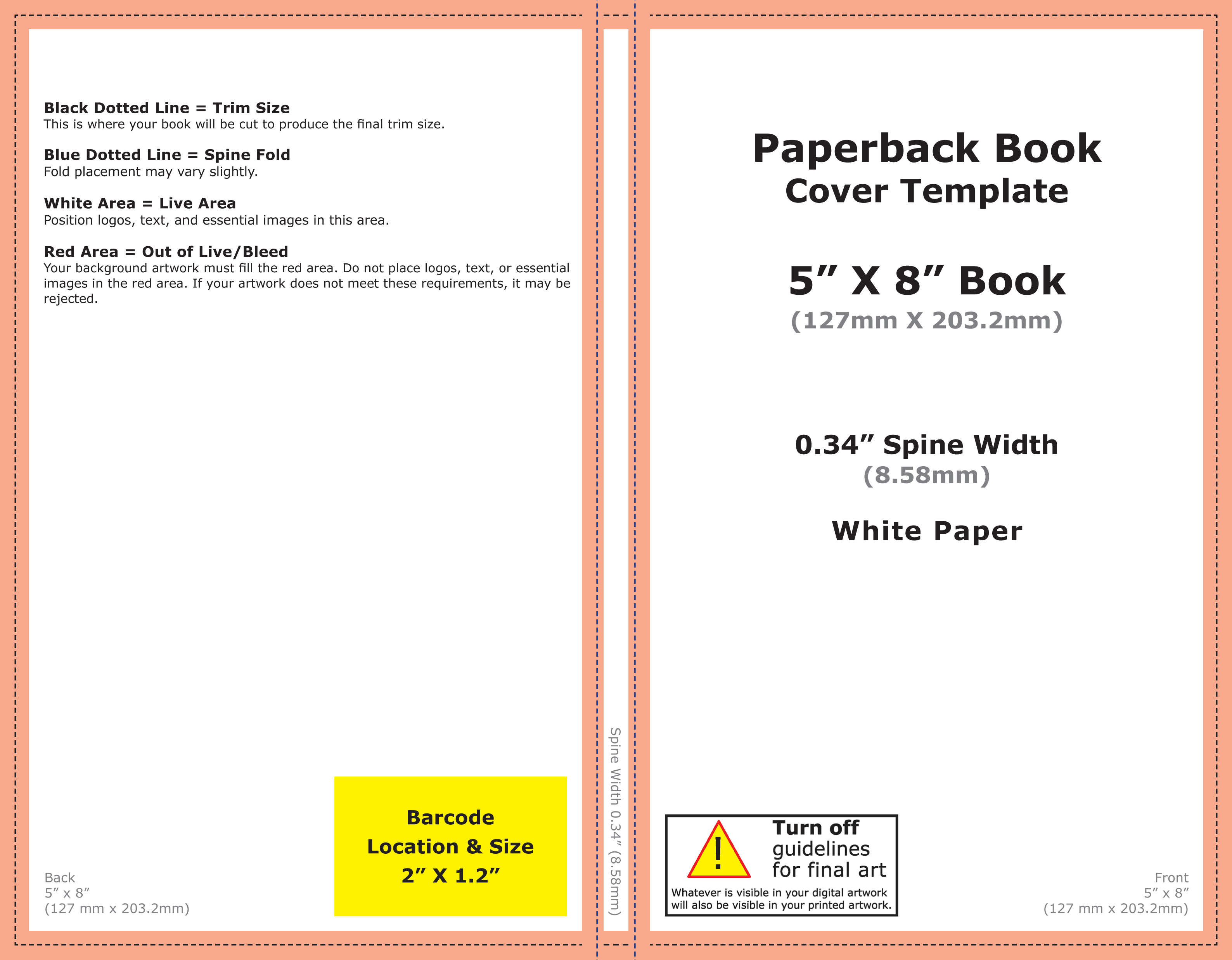 Kindle Direct Publishing Paperback Cover Template