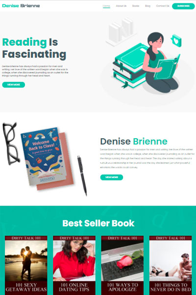 Author Website Design