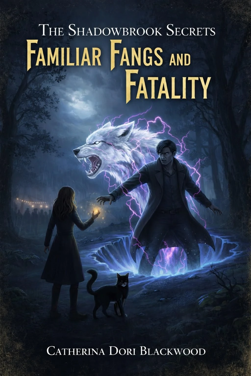 Familiar Fangs and Fatality: A Paranormal Cozy Mystery with Ghosts and a Witch Sleuth (The Shadowbrook Secrets Book 2)