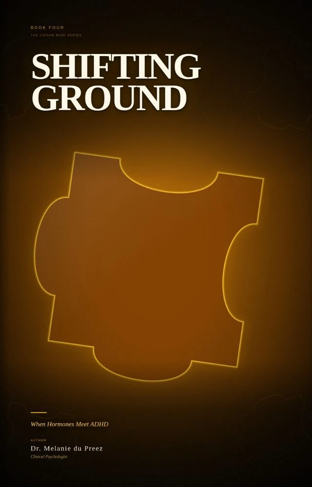 SHIFTING GROUND: When Hormones Meet ADHD : A Psychologist's Memoir of Perimenopause, Late Diagnosis, and the Body That Stopped Cooperating (The Jigsaw Mind Series Book 4)