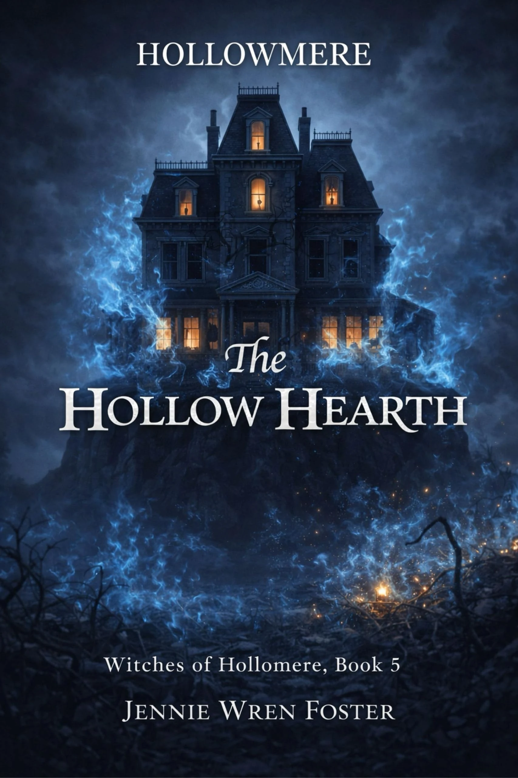 The Hollow Hearth: Their Sanctuary. Their Bond. His Final Assault. (The Witches of Hollomere Book 5)