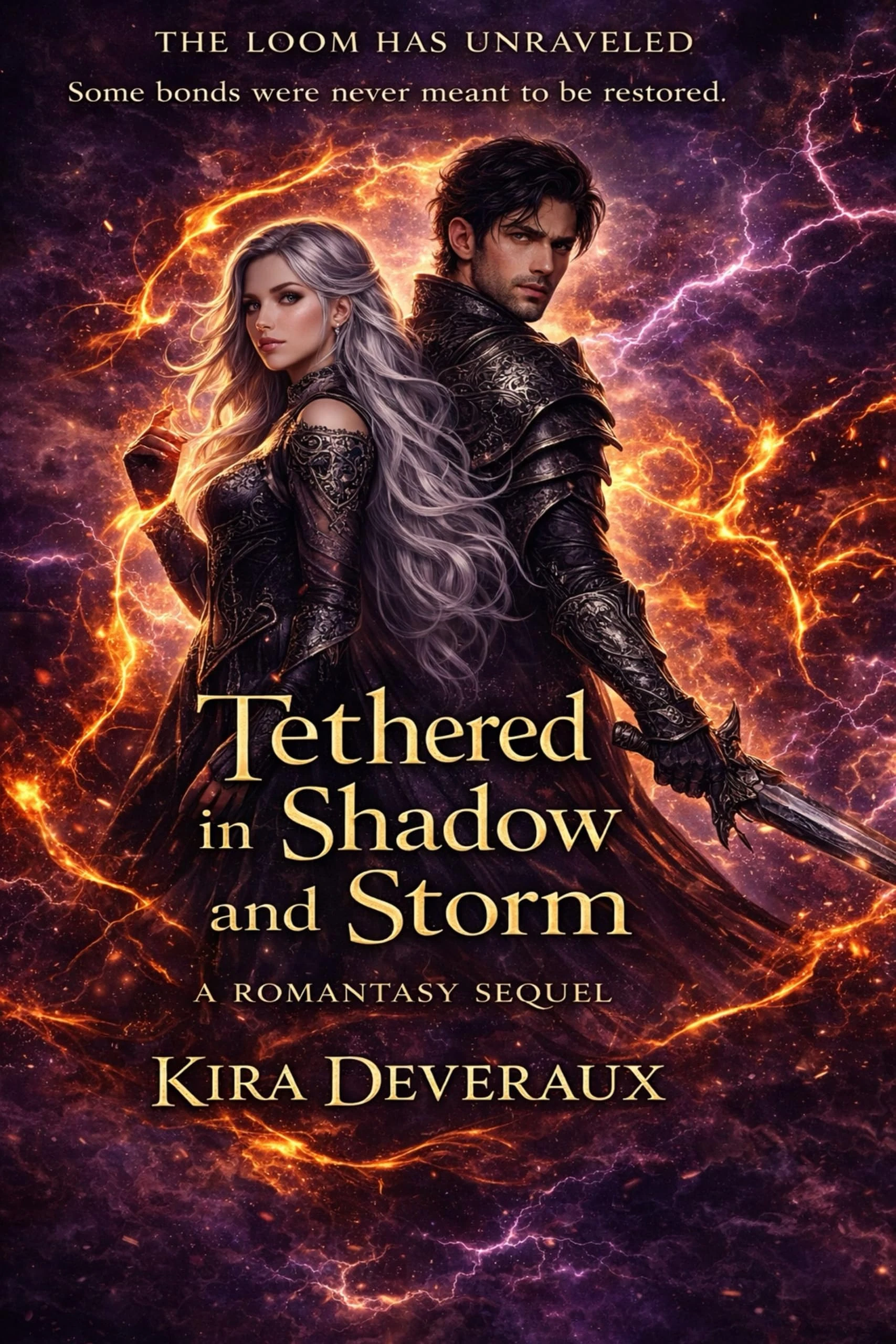 Tethered in Shadow and Storm: They restructured their bond. Now they must save reality itself. (The Tethered Trilogy Book 2)