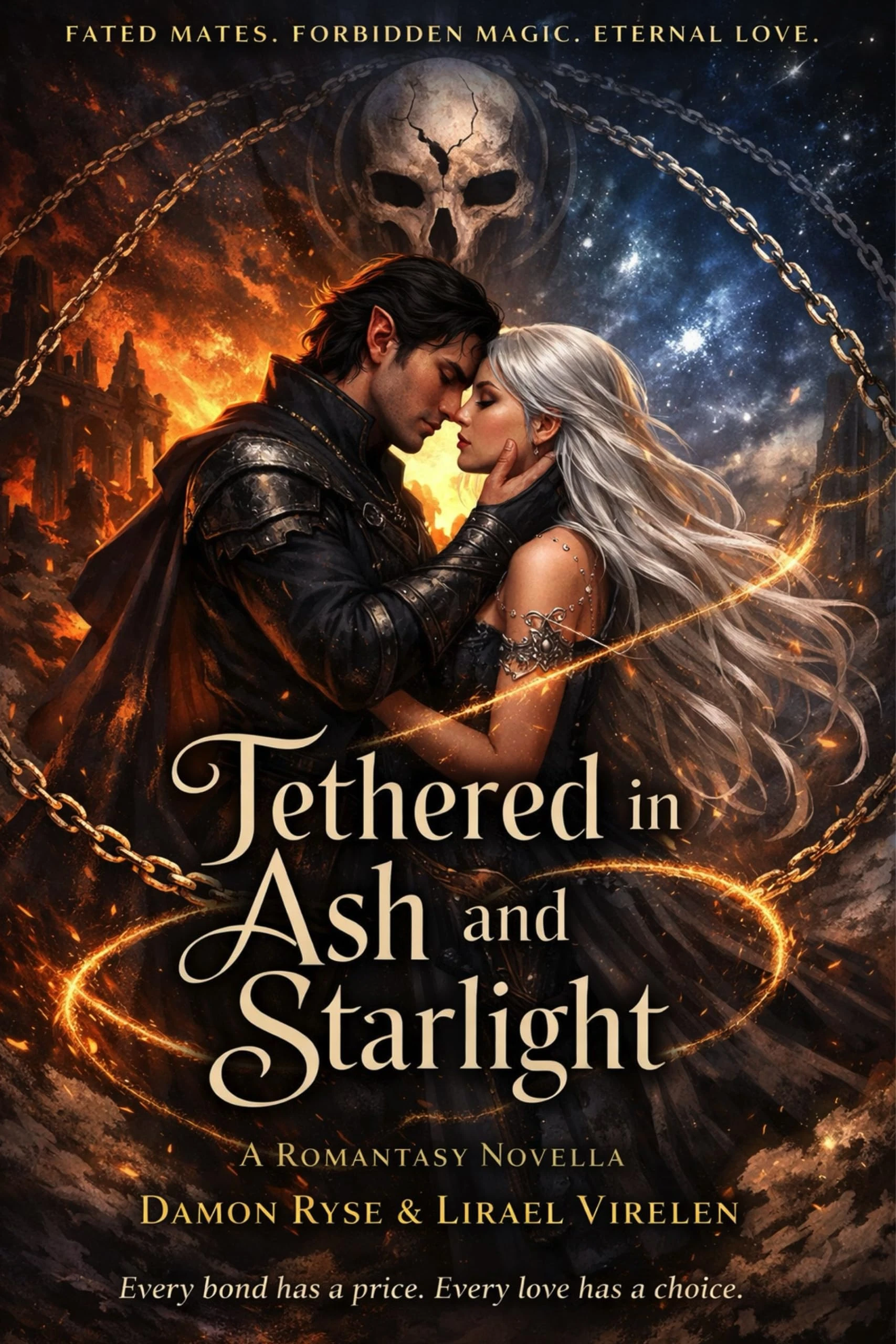 Tethered in Ash and Starlight: Every bond has a price. Every love has a choice. (The Tethered Trilogy Book 1)