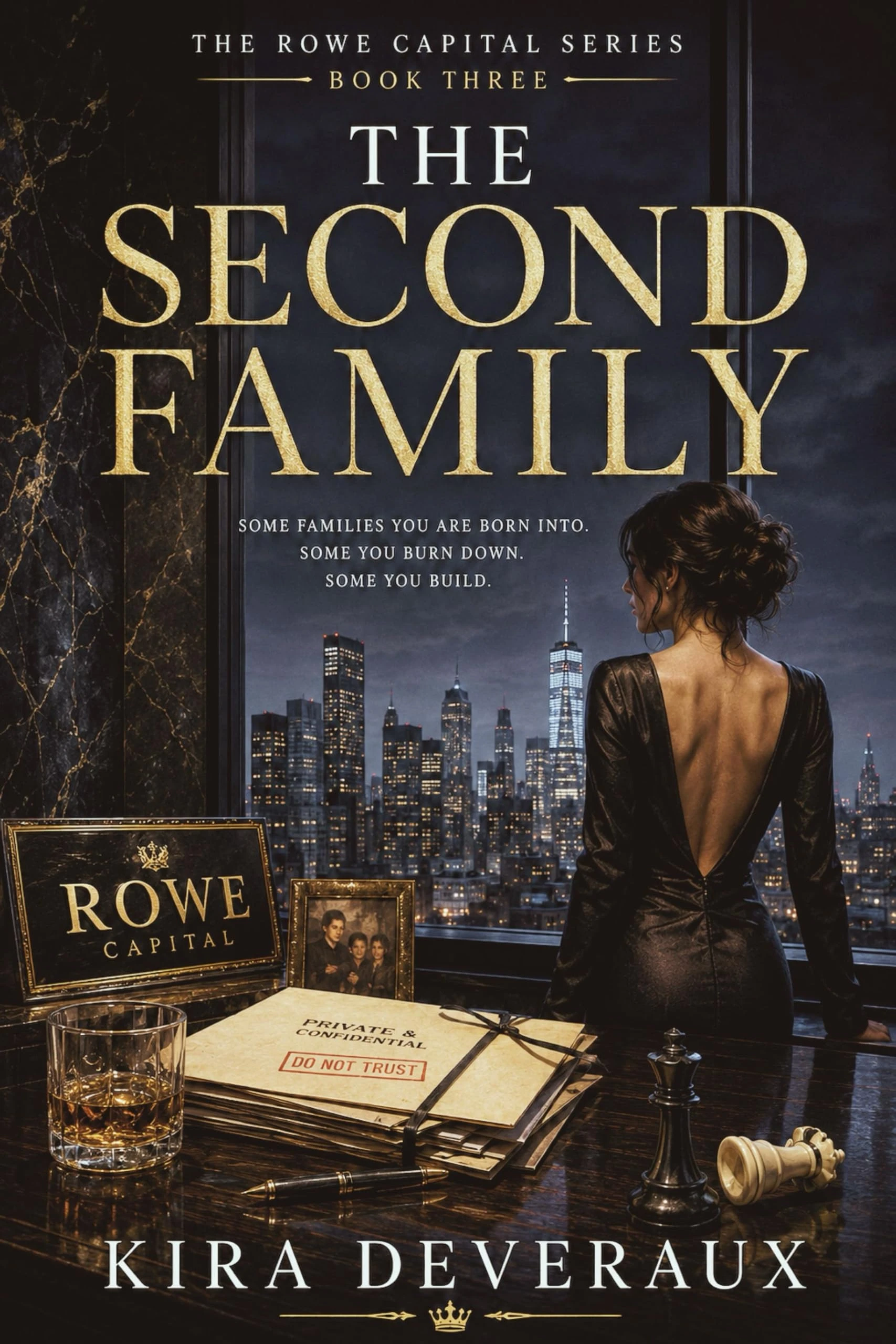 The Second Family: He was hired to catch her. He’s a name in her file. (The Rowe Capital Series Book 3)