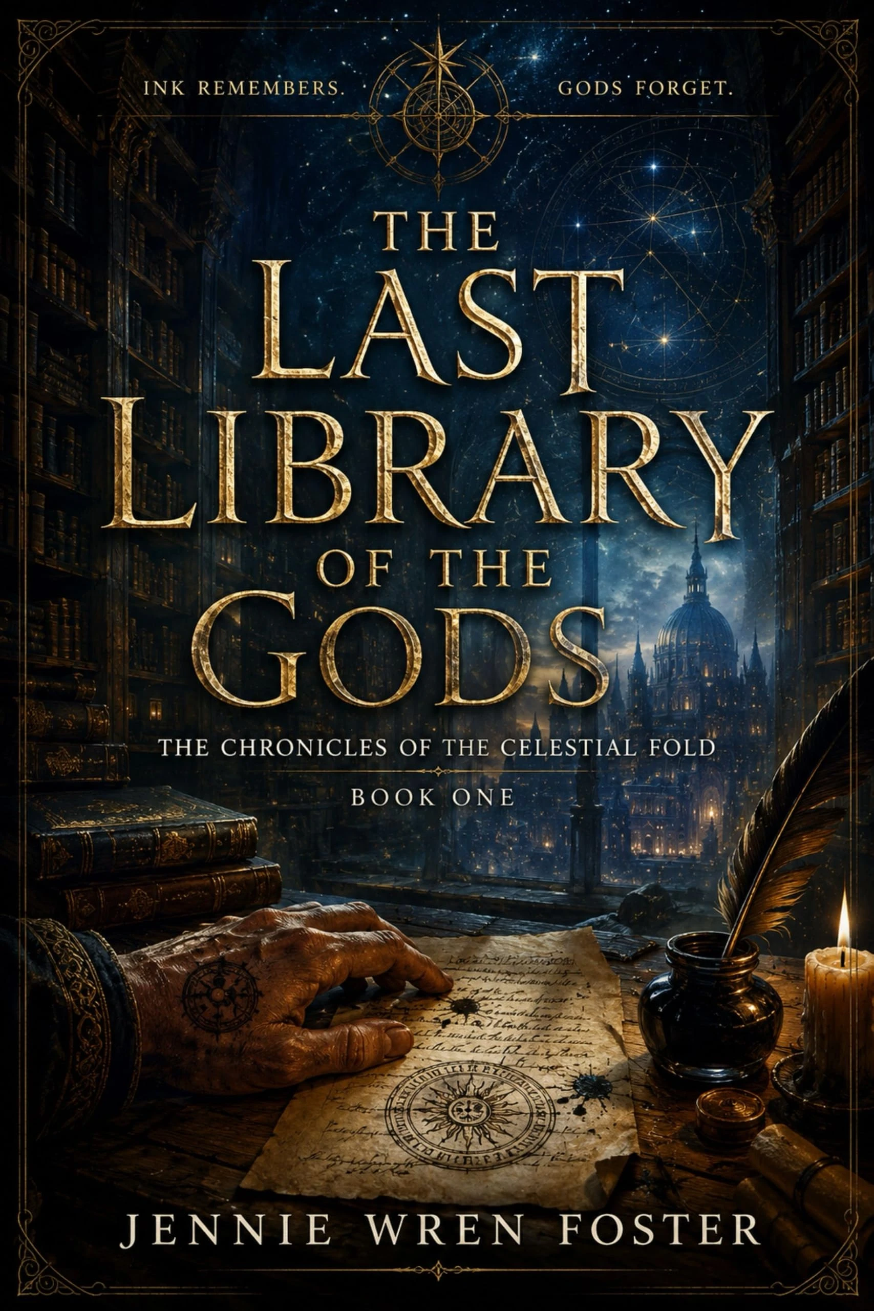 The Last Library of the Gods : The last library keeps one secret: love is the key. (The Chronicles of the Celestial Fold Book 1)