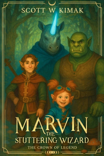 Marvin the Stuttering Wizard: A Funny Coming of Age Sword and Sorcery Fantasy Adventure for Kids: The Crown of Legend