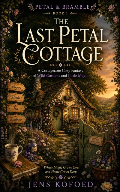 The Last Petal Cottage: A Cottagecore Cozy Fantasy of Wild Gardens and Little Magic (Petal & Bramble Book 1)