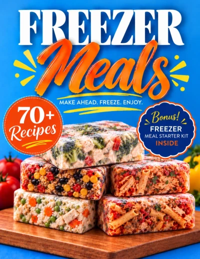 Freezer Meals: 70+ Freezer-Friendly Recipes for Breakfasts, One-Pot Meals, Slow Cooker Meals & More
