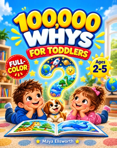 100,000 Whys Book for Toddlers: The Big Book of Whys for Little Kids - Real Answers to Your Child's Biggest Questions | Full-Color Illustrations on Every Page | Perfect for Bedtime | Ages 2–5
