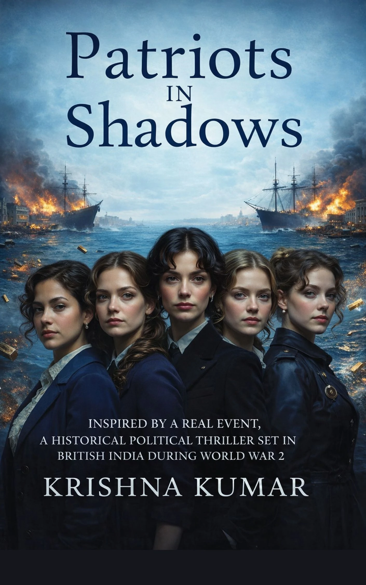 Patriots In Shadows: Inspired by a real event, a historical political fiction thriller set in British India during World War II.