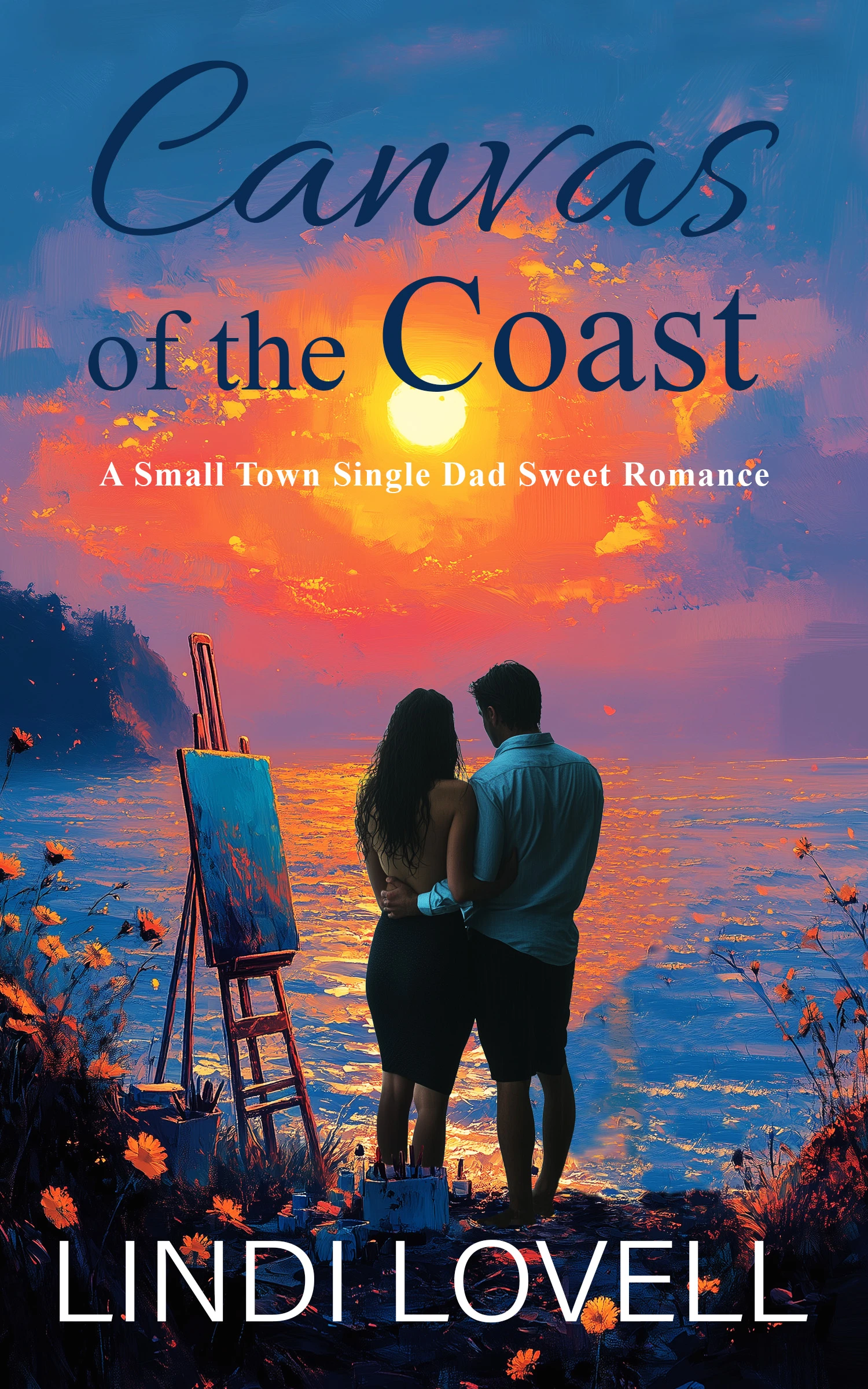 Canvas of the Coast: A Small Town Single Dad Sweet Romance