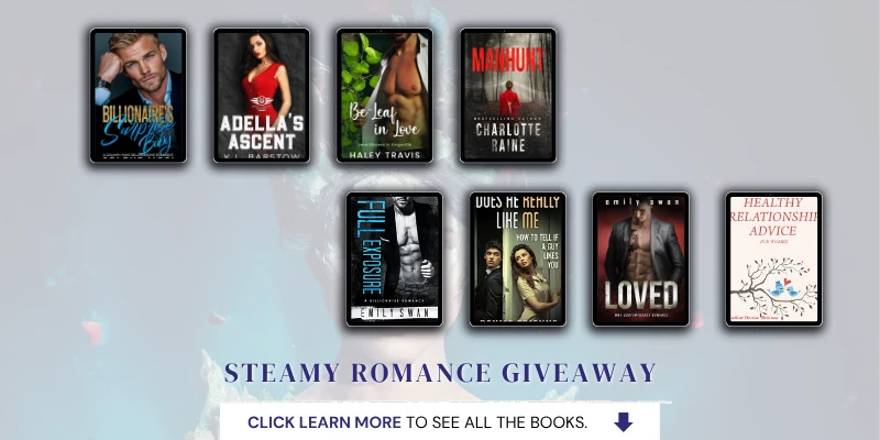 Steamy Romance Giveaway Book Giveaway