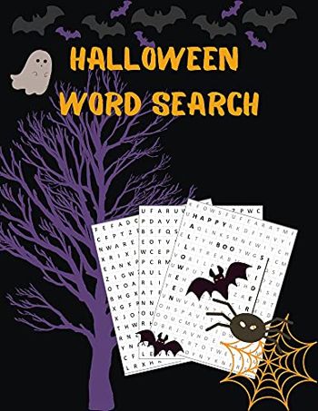 Halloween Word Search: Halloween Activities Word Find Book for Kids, Teens, Adults and Seniors (Large Print Word Search Puzzles Book Cute Halloween Gifts for All)