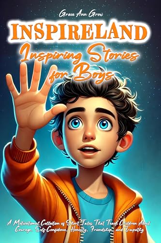 INSPIRELAND. Inspiring Stories for Boys: A Motivational Collection of Short Tales That Teach Children About Courage, Self-Confidence, Honesty, Friendship, and Empathy (Inspirational Books for Kids)