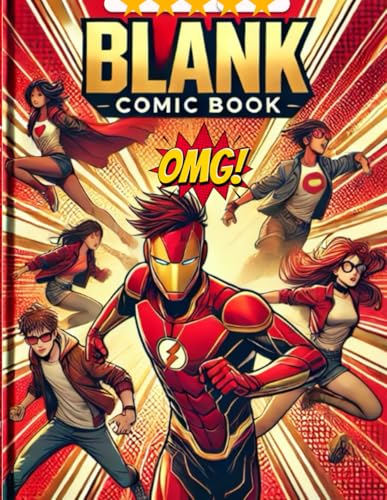 Blank Comic Book OMG!: Create the Next Comic Book Hit – Your Blank Canvas for Epic Stories!