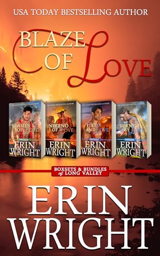 Blaze of Love: A Firefighter Western Romance Boxset (Books 1 - 4)