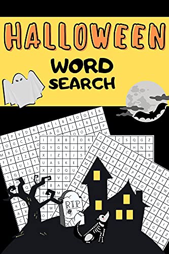 Halloween Word Search: Halloween Activities Word Find Book For Kids, Teens, Adults and Seniors, Halloween Word Find Book (Cute Halloween Gifts For All)