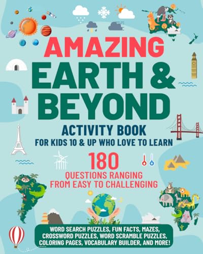 Amazing Earth & Beyond Activity & Trivia Book For... - CraveBooks