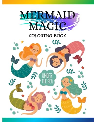 Magical Mermaids: A Big Picture Coloring Book for... - CraveBooks