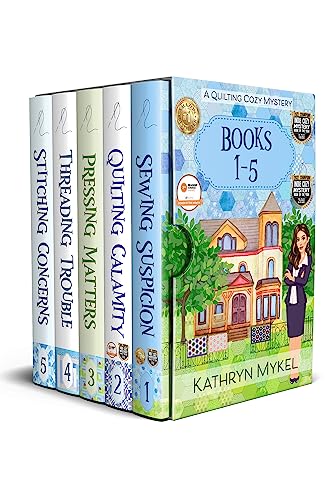 Quilting Cozy Mystery Series - Set 2 Books: 1-5: Sewing Suspicion, Quilting Calamity, Pressing Matters, Threading Trouble, Stitching Concerns (Quilting Cozy Mysteries)