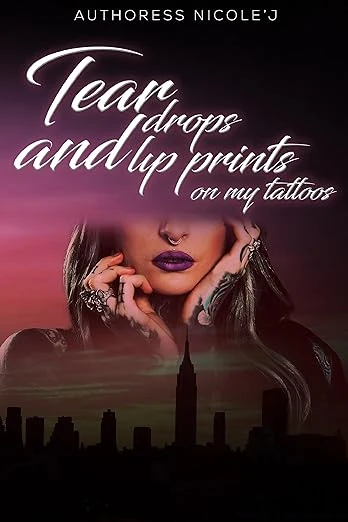 Tear Drops And Lip Prints On My Tattoo