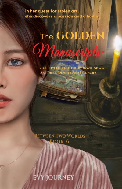 The Golden Manuscripts: A Multicultural Literary Novel of WWII Art Theft, Identity And Belonging  (Between Two Worlds Book 6)