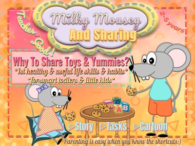 Milky Mousey & Sharing: Why to Share Toys & Yummie... - CraveBooks