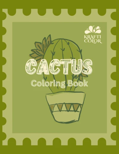 Cactus Coloring Book for Kids: 50 Fun and Educational Desert Plant Designs for Creative Children