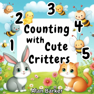 Counting with Cute Critters: Counting Books for 1 Year Old