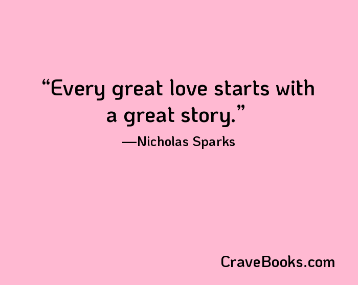 Every great love starts with a great story.
