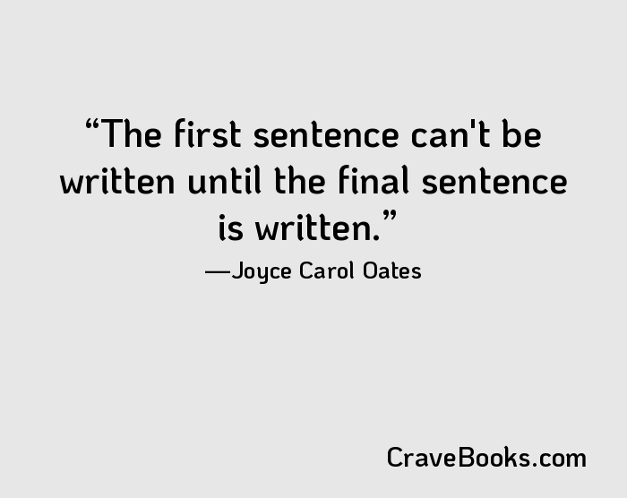 The first sentence can't be written until the final sentence is written.