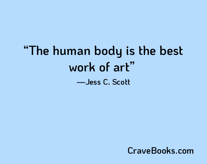 The human body is the best work of art