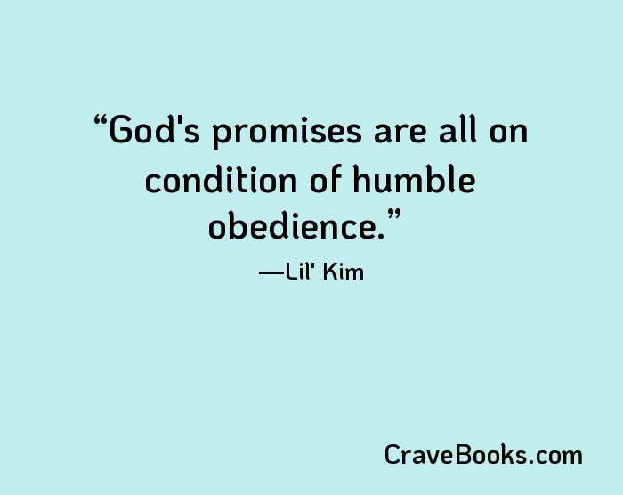 God's promises are all on condition of humble obedience.