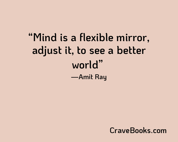 Mind is a flexible mirror, adjust it, to see a better world